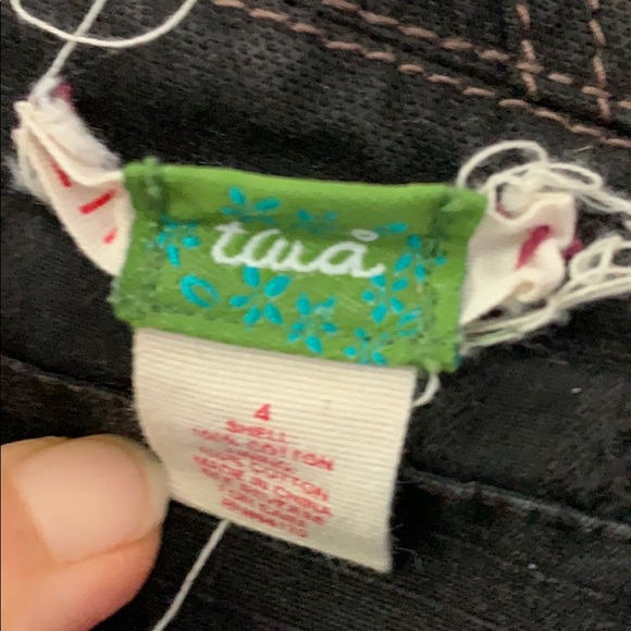 TWA Anthropologie thick gray cotton jacket 4 - Picture 4 of 9